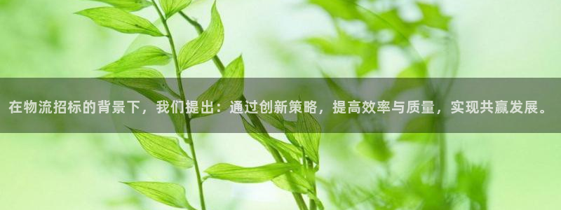 豪门国际起来的符号：在物流招标的背景
