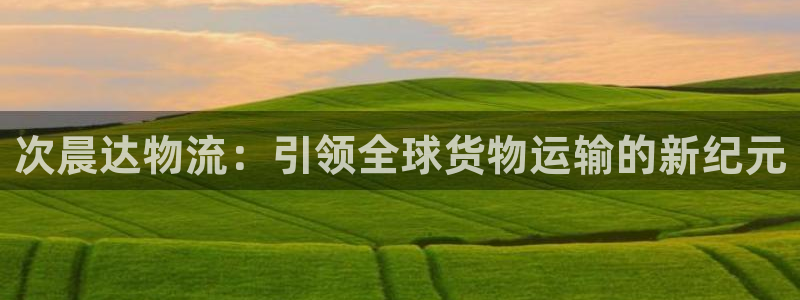 豪门国际官网注册：次晨达物流：引领全球货物运输的新纪元